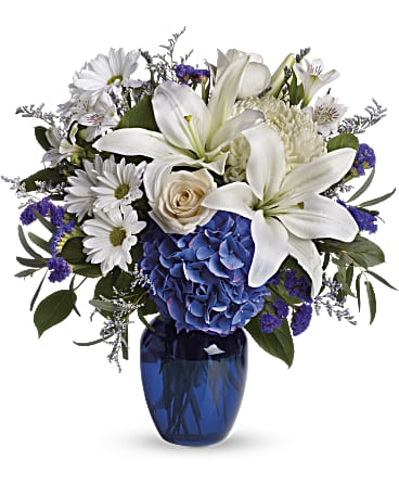 BOUQUET MAGNIFIQUE EN BLEU