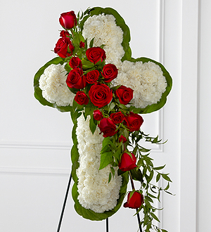 Chevalet Croix de Fleurs