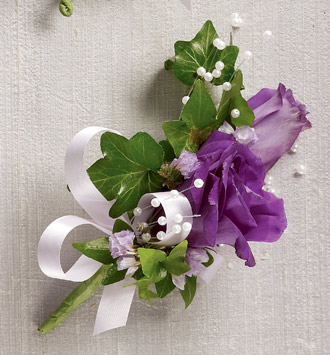 BOUTONNIERE PASSION VIOLET