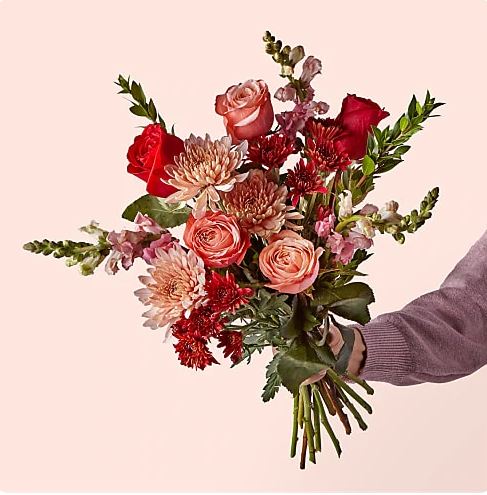 BOUQUET AMOUREUX CREATION DU FLEURISTE