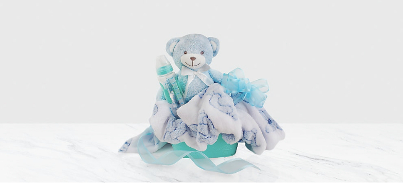 PANIER CADEAU BEBE GARCON