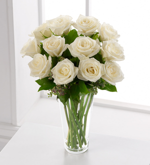 Bouquet Roses Blanches