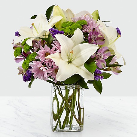 BOUQUET DE FLEURS DE CHAMPS LAVANDE