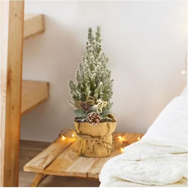 Sapin blanc et sa decoration de Noel